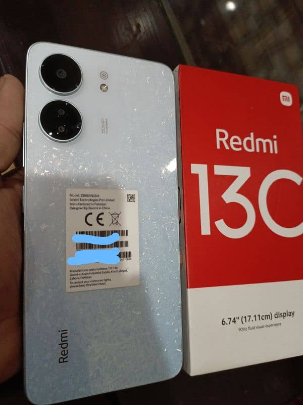 Redmi 13c white 11