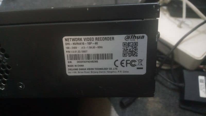 hikvision,dahua and swann 8mp 4k camera and NVR in used condition. 2