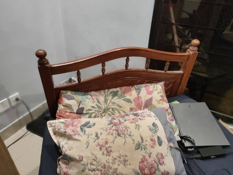 wooden single bed for sale. 2