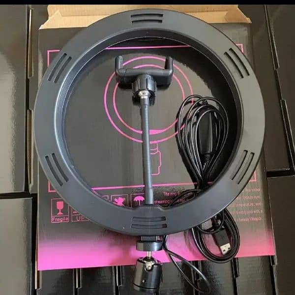 26 CM ring light for tiktok live and YouTube video 2