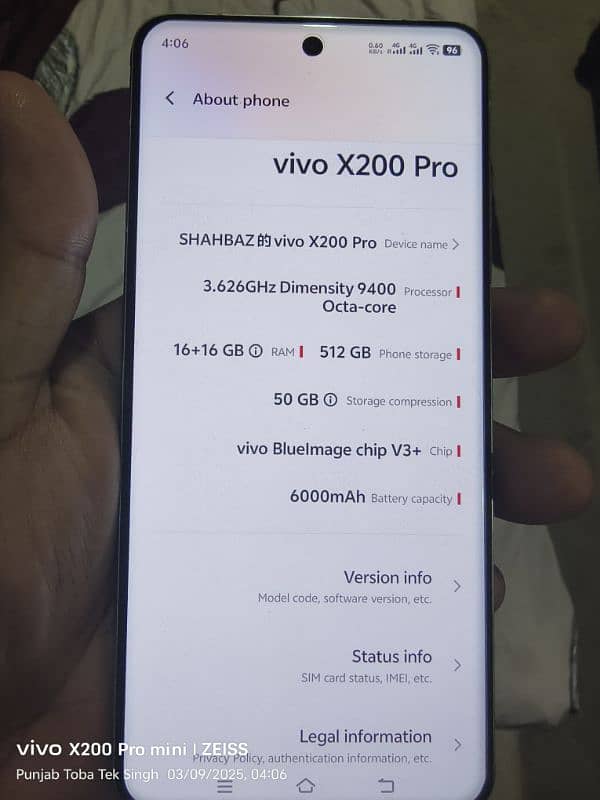 Vivo x200 pro 4