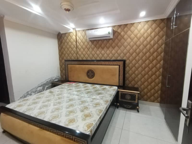 FOR RENT VERY REASONABLE PRICE 2 BED ROOM FULL FURNISHED APARTMENT IN SECTOR C BAHRIA TOWN LAHORE 1