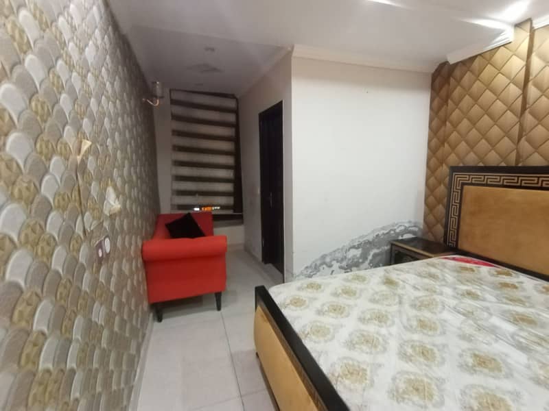 FOR RENT VERY REASONABLE PRICE 2 BED ROOM FULL FURNISHED APARTMENT IN SECTOR C BAHRIA TOWN LAHORE 2