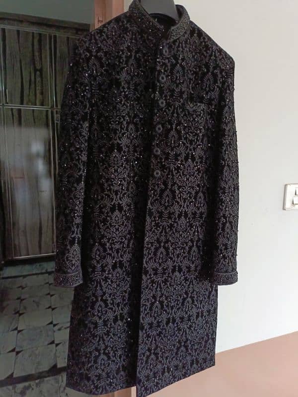 black colour sherwani 0