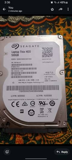 original SeaGate Hard drive (Hard Disk)