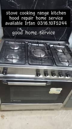 stoves repair good home service available All Karachi