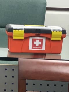 first aid medical kit box complete with basic emergency general supply