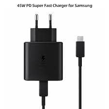 SAMSUNG ORIGNAL 45W FAST CHARGING ADAPTER WITH CABLE