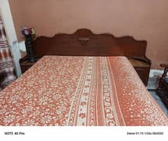 Original Wood Bed with new matress