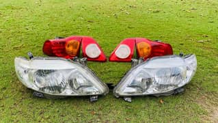 Corolla gli xli 2010 model back and front lights