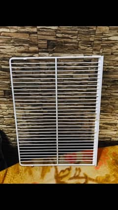 like new refridgirator fridge compartment grill