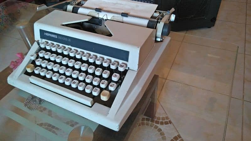 Antique Hermes typewriter 2