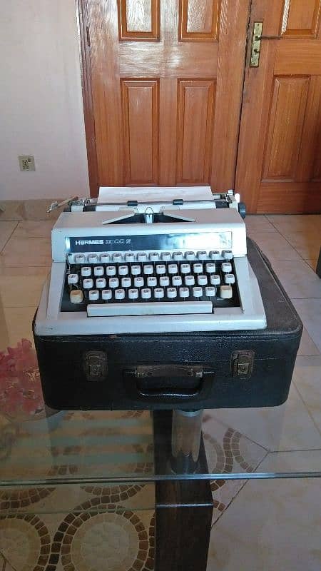 Antique Hermes typewriter 5