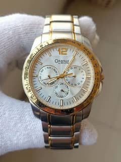 Bulova Caravelle Silver/Gold Tone Watch. Ref-45C001