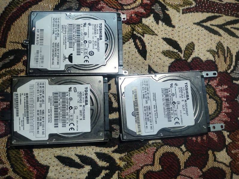 toshiba disk drive hard drive 250gb+250+320 0