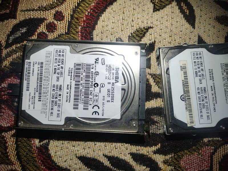 toshiba disk drive hard drive 250gb+250+320 3