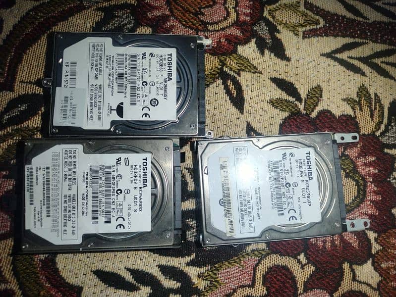 toshiba disk drive hard drive 250gb+250+320 6