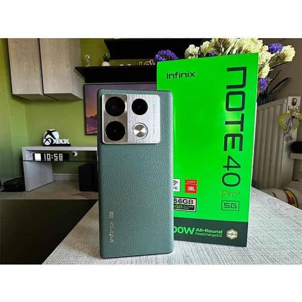 INFINIX NOTE 40 PRO VINTAGE GREEN COLOR with WIREELSS CHARGER 0