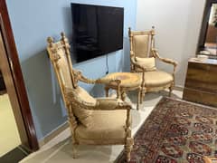 Chalk finish Antique look Bed Room Chairs