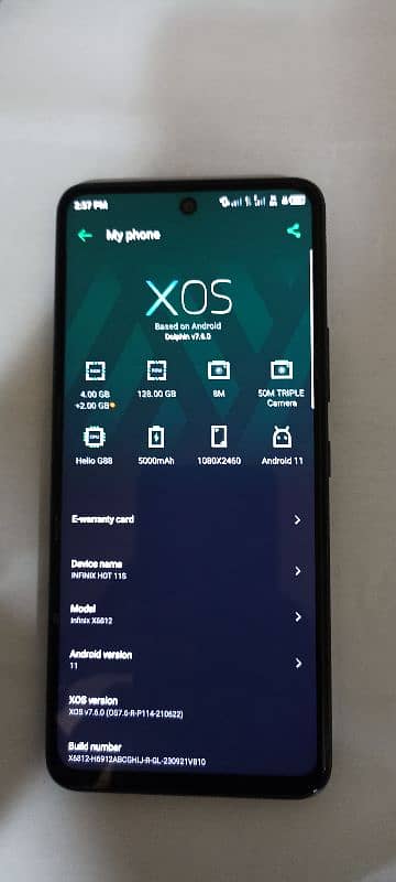 INFINIX HOT 11S 6/128 1