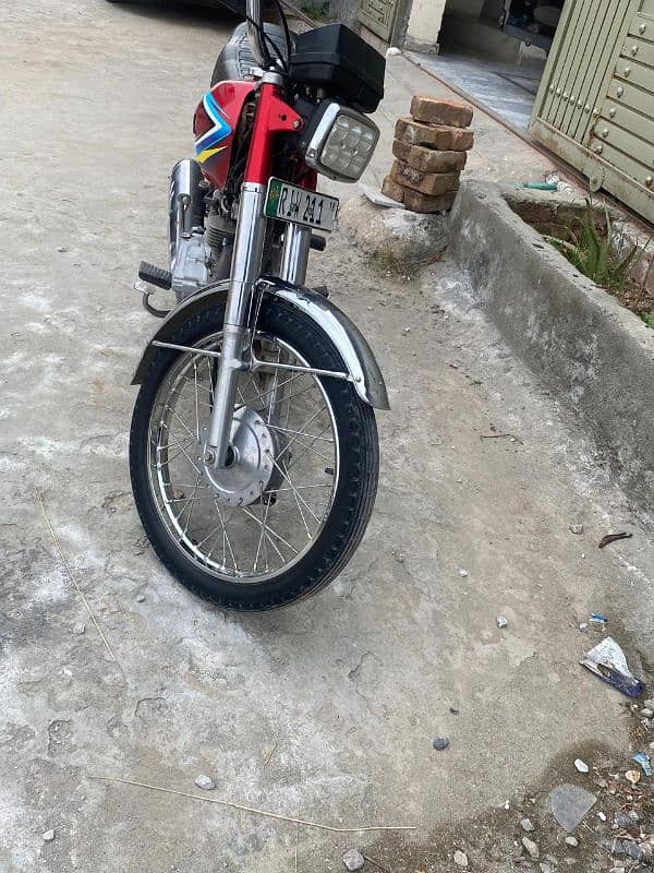 Honda 125 for sale 18 model pindi number (03145813937) 3