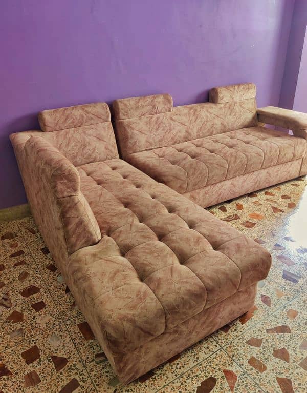 l shaped 6 seater sofa set 0