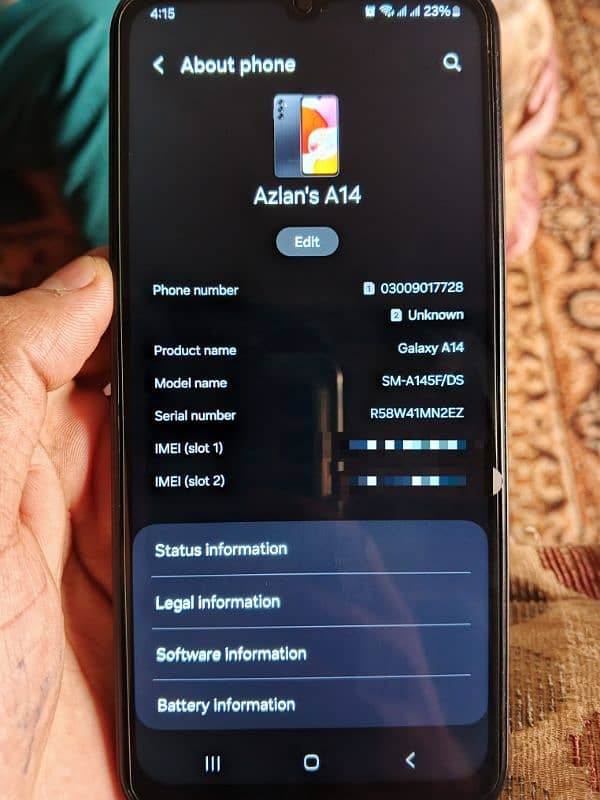 Samsung mobile A14 2