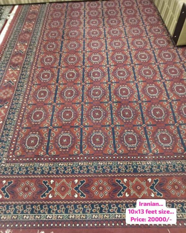 Persian Woolen carpets / Quality stuff / Rugs 12