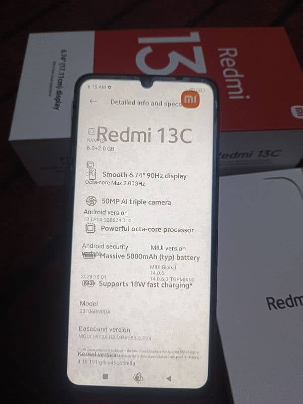 redmi 13c like new 2