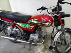 Honda 70 cc Bike for sale