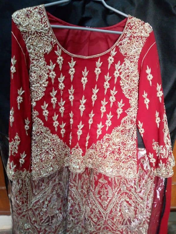 Red Bridal Lehanga 3