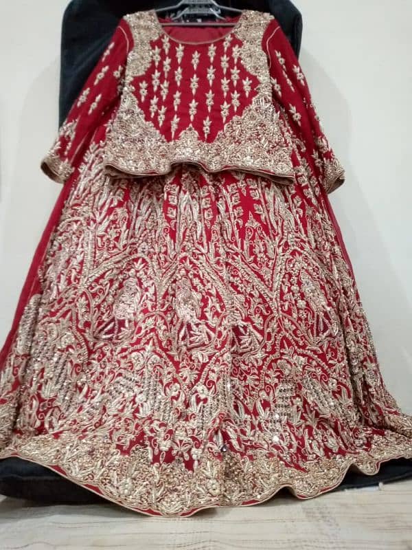 Red Bridal Lehanga 4