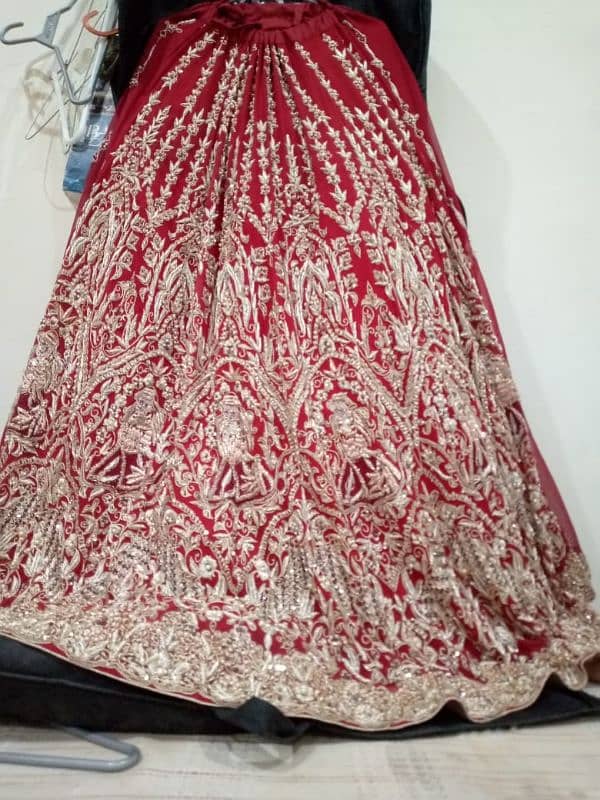 Red Bridal Lehanga 9