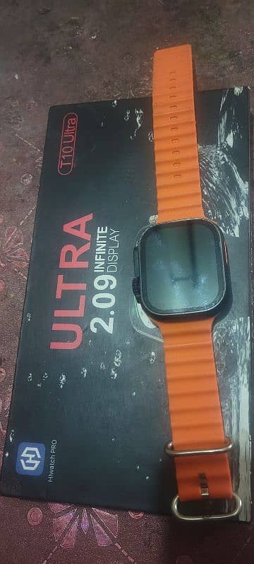 t10 ultra smartwatch 2025 with box and charging cable 1