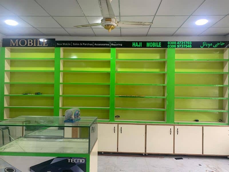 Urgent Mobile Shop Counter And Rack Sell 6