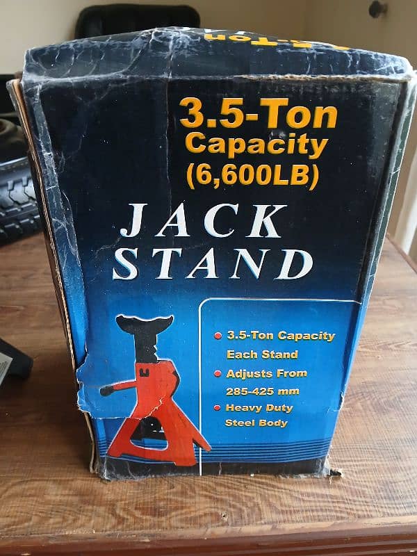 Car Jack & Stand & Japenese spare Tyre for sale 1