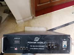 Power world 48/100-5000 wh Li-ion Battery For sale. READ ADD. . !