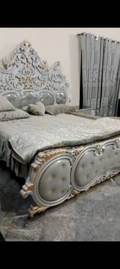 just 3 month used complete bed set including 2 chairs with table