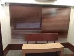 Wooden Office Curtain Blinds