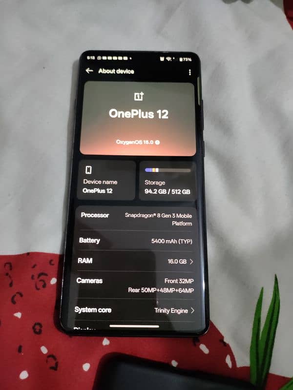 OnePlus 12 new condition Complete Box 5