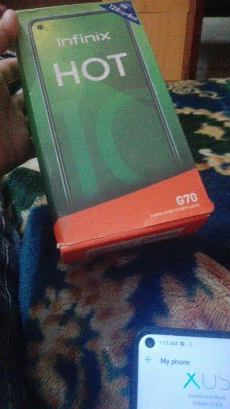 Infinix Hot 10 6/128 With Original Box 2