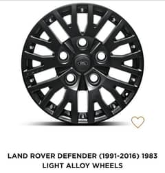 Land Rover Defender  Mondial Retro light Alloy Wheels