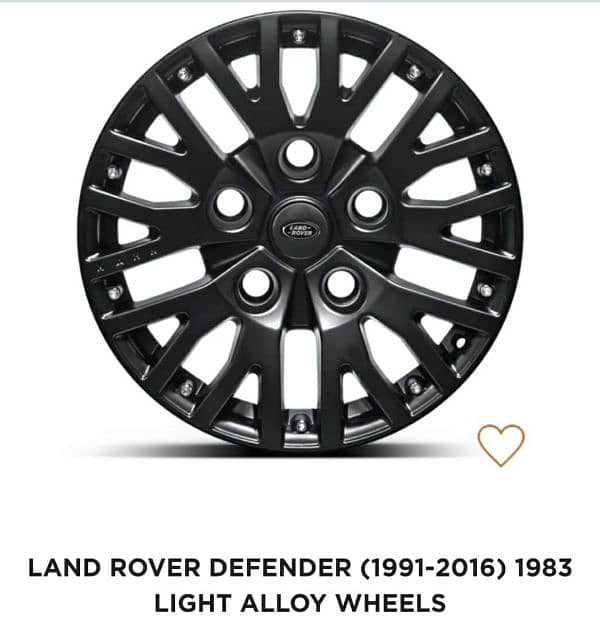 Land revover Defender  Mondial Retro light Alloy Wheels 0