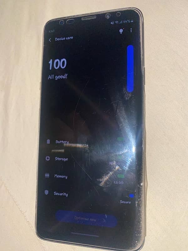 selling S9 plus 256gb duel sim 14