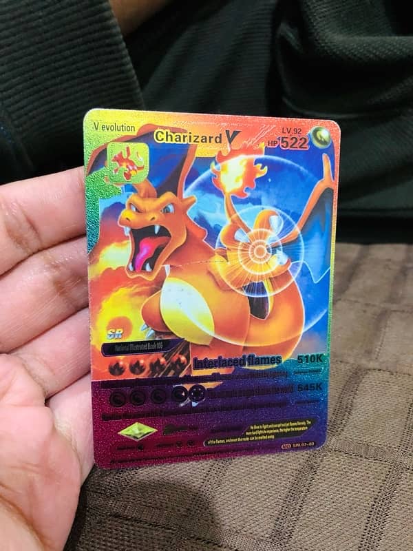 Pokémon card Charizard Level 92 1