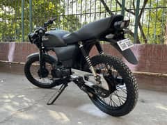 2017 Model Modified Black Cafe Racer Bike Honda CD 70cc For Sale