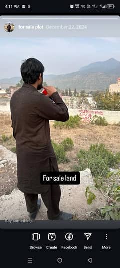 plot choha saden shah chakwal for sale 10 Marla 150 hazar