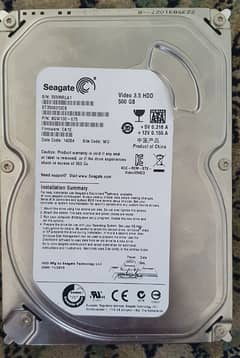 graphic card and hard disks