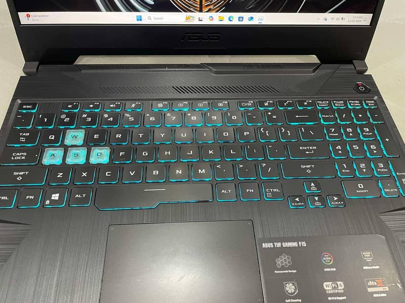 Asus Tuf Gaming F15 Like Brand Laptop Total Orignal RGB KEYS. . 7