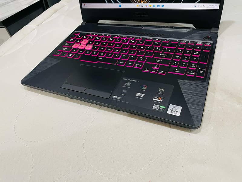 Asus Tuf Gaming F15 Like Brand Laptop Total Orignal RGB KEYS. . 8